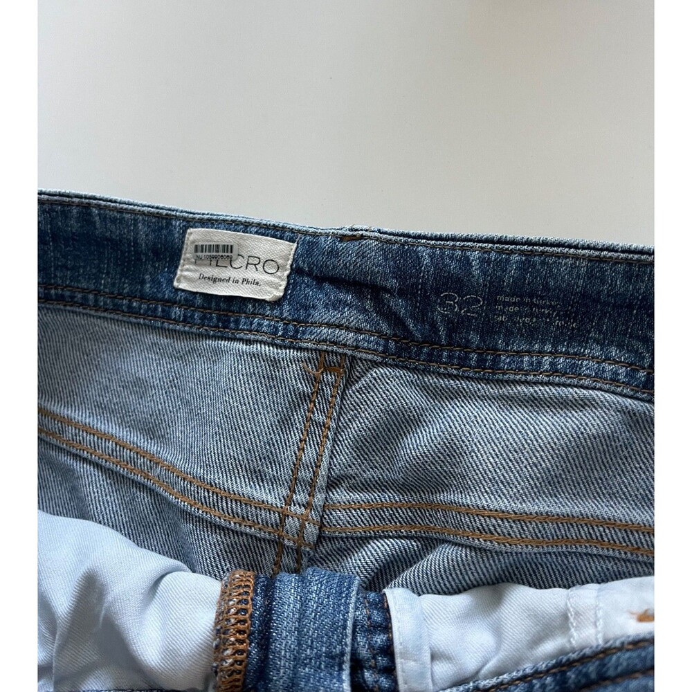 PILCRO By Anthropologie The Mid-Rise Adi Flare Jeans Women's Size 32 Raw Hem - Picture 5 of 7